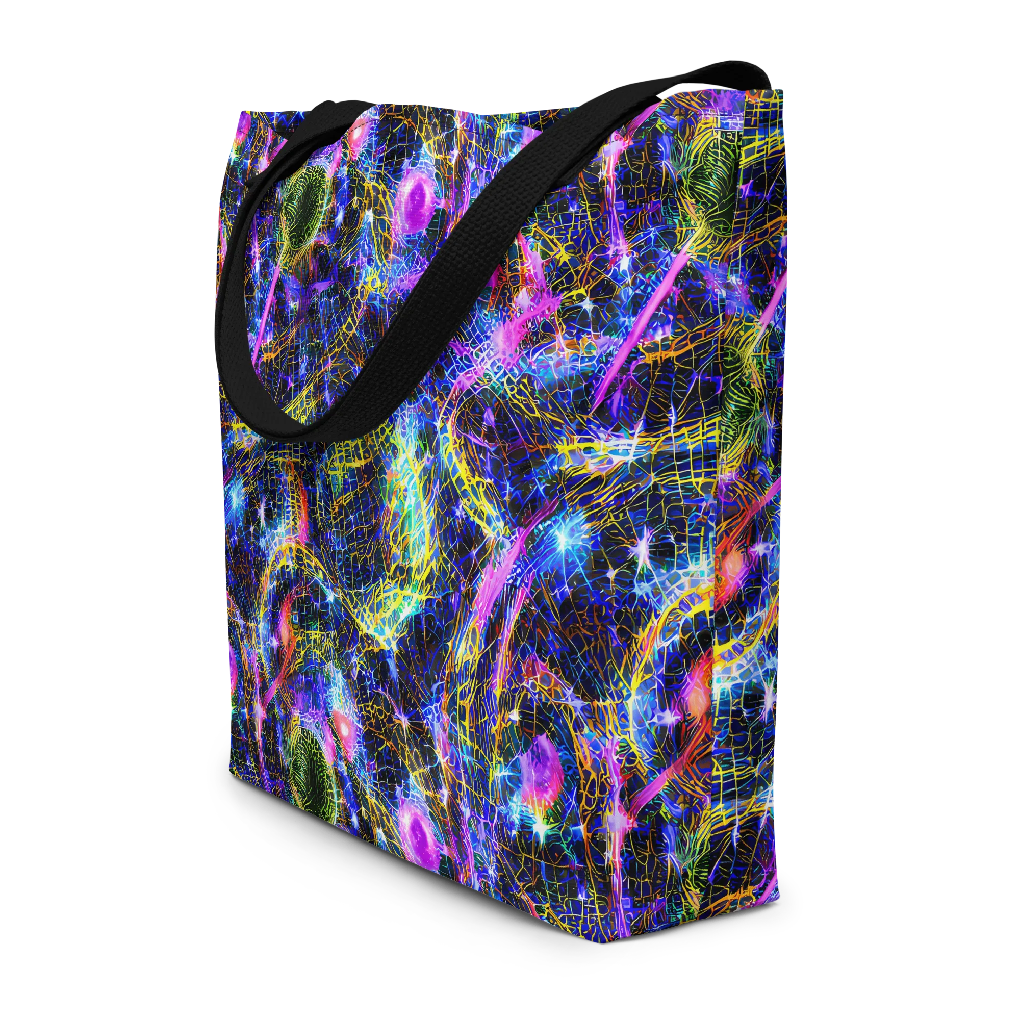 Prismatic Wilds on Large Tote Bag W/ Pocket — Front