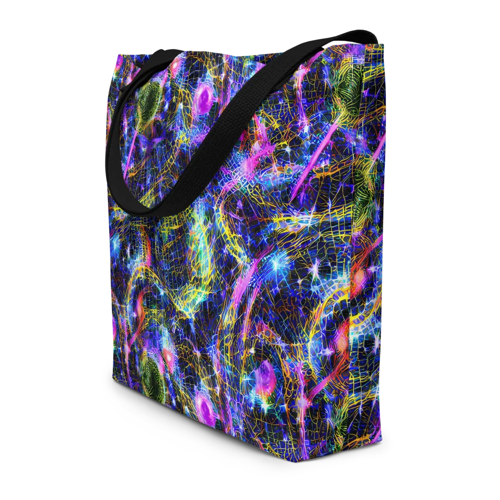 Prismatic Wilds on Large Tote Bag W/ Pocket — Front