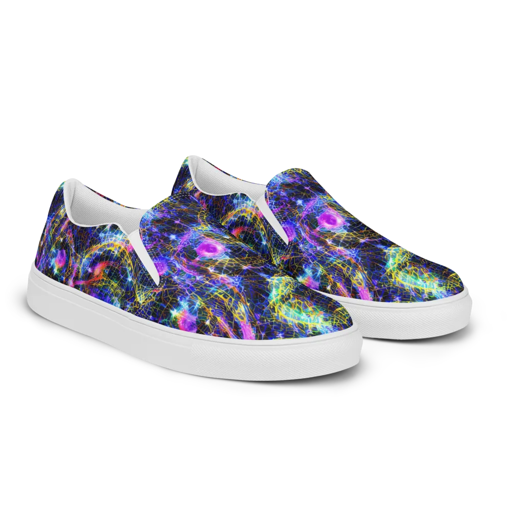 Prismatic Wilds on Women's Slip-On Canvas Shoes — Right Front