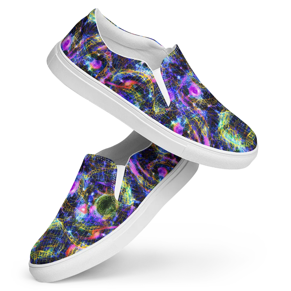 Prismatic Wilds on Women's Slip-On Canvas Shoes — Front
