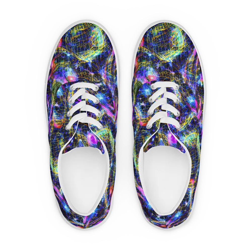 Prismatic Wilds on Men's Lace-Up Canvas Shoes — Front