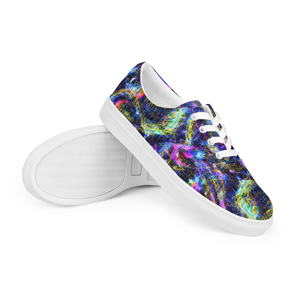Prismatic Wilds on Men's Lace-Up Canvas Shoes — Right Front