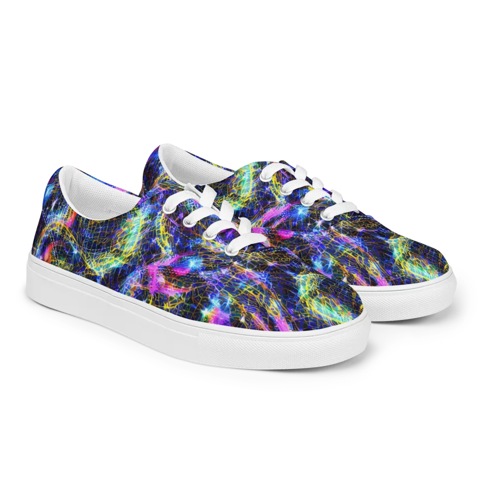 Prismatic Wilds on Men's Lace-Up Canvas Shoes — Right Front