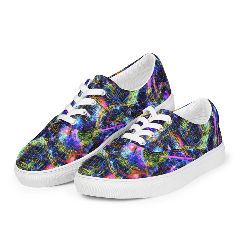 Prismatic Wilds on Men's Lace-Up Canvas Shoes — Left Front