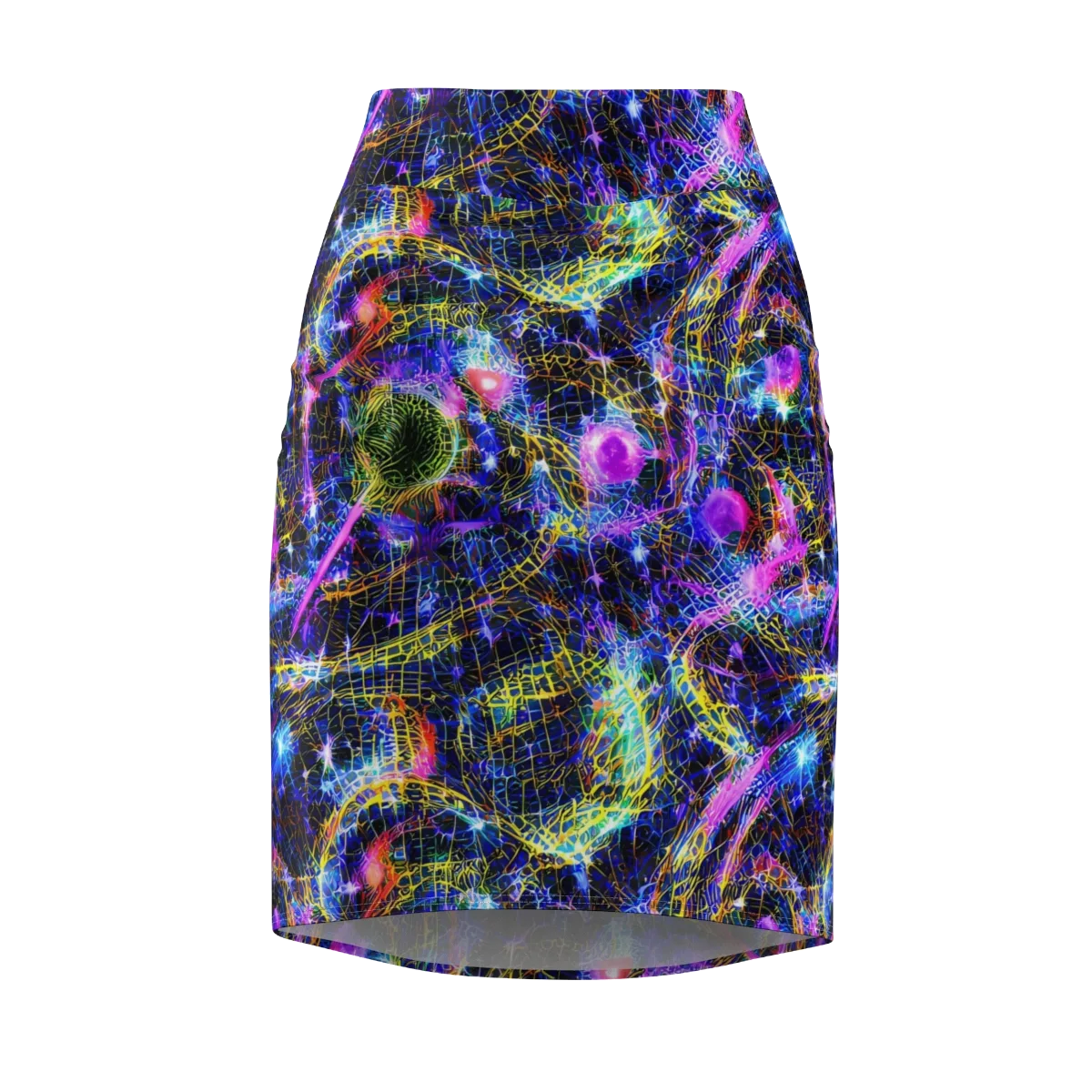 Prismatic Wilds on Pencil Skirt — Front