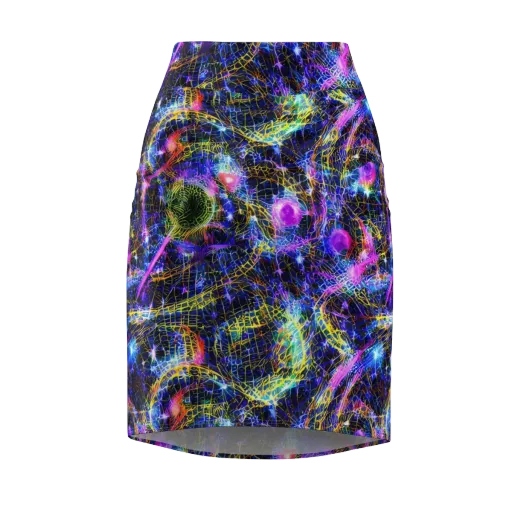 Prismatic Wilds on a Pencil Skirt