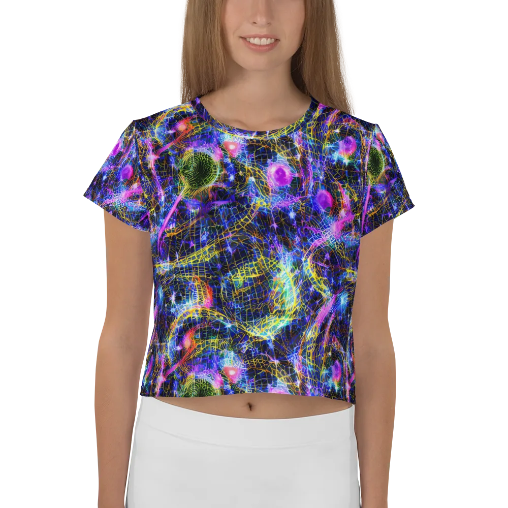Prismatic Wilds on Crop Tee — Front