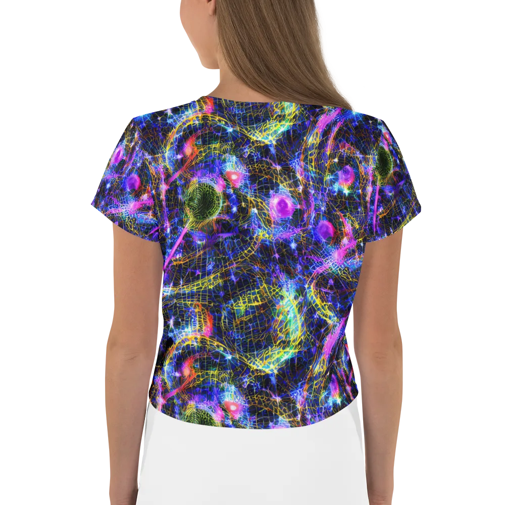 Prismatic Wilds on Crop Tee — Back