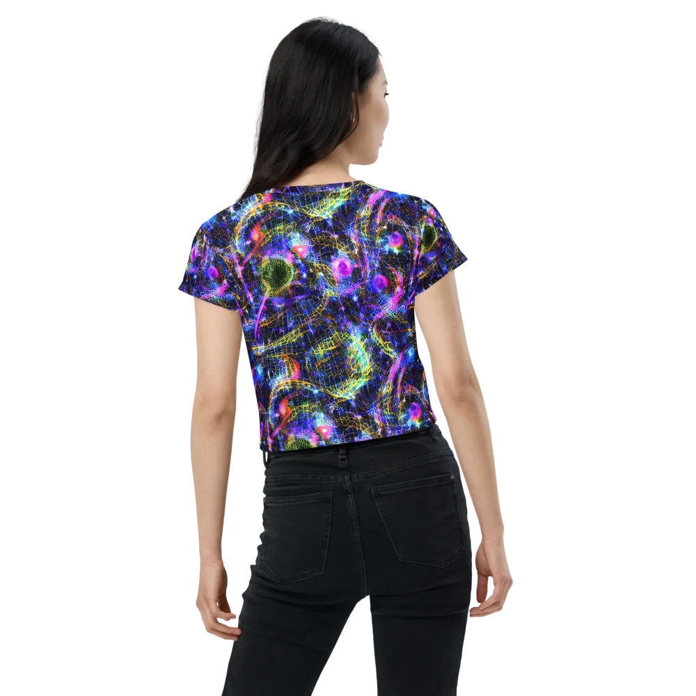 Prismatic Wilds on Crop Tee — Back