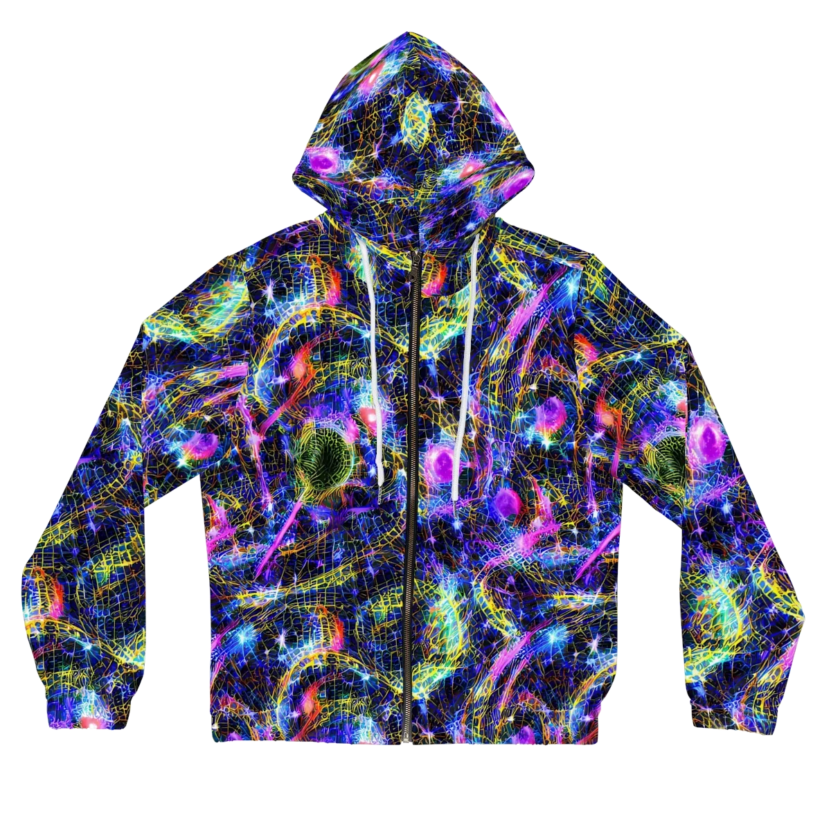 Prismatic Wilds on Women's Full-Zip Hoodie — Front