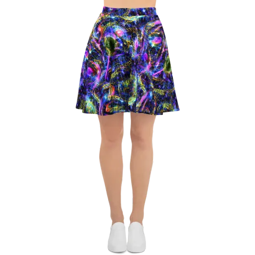 Prismatic Wilds on a Skater Skirt