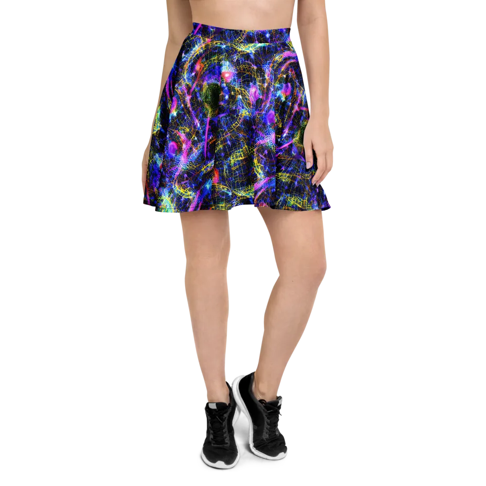 Prismatic Wilds on Skater Skirt — Front