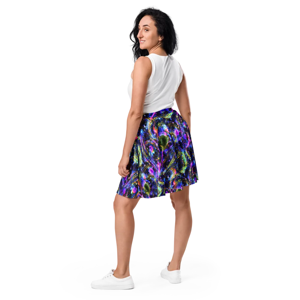 Prismatic Wilds on Skater Skirt — Back
