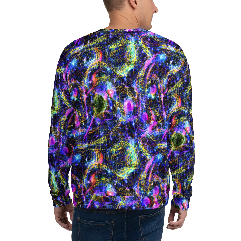 Prismatic Wilds on Sweatshirt — Back