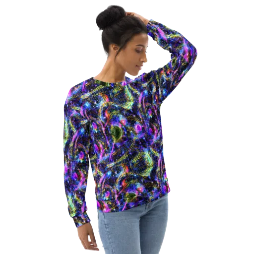 Prismatic Wilds on a Sweatshirt