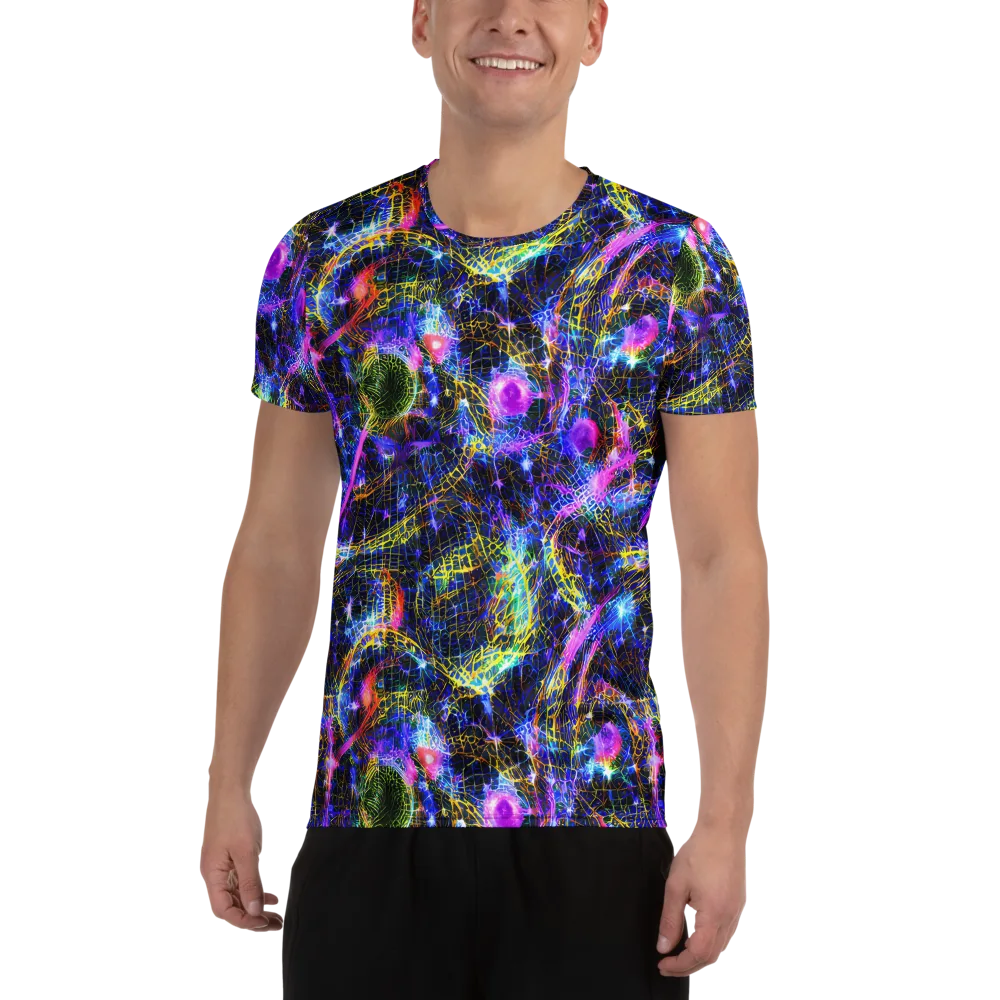 Prismatic Wilds on Men's Athletic T-Shirt — Front