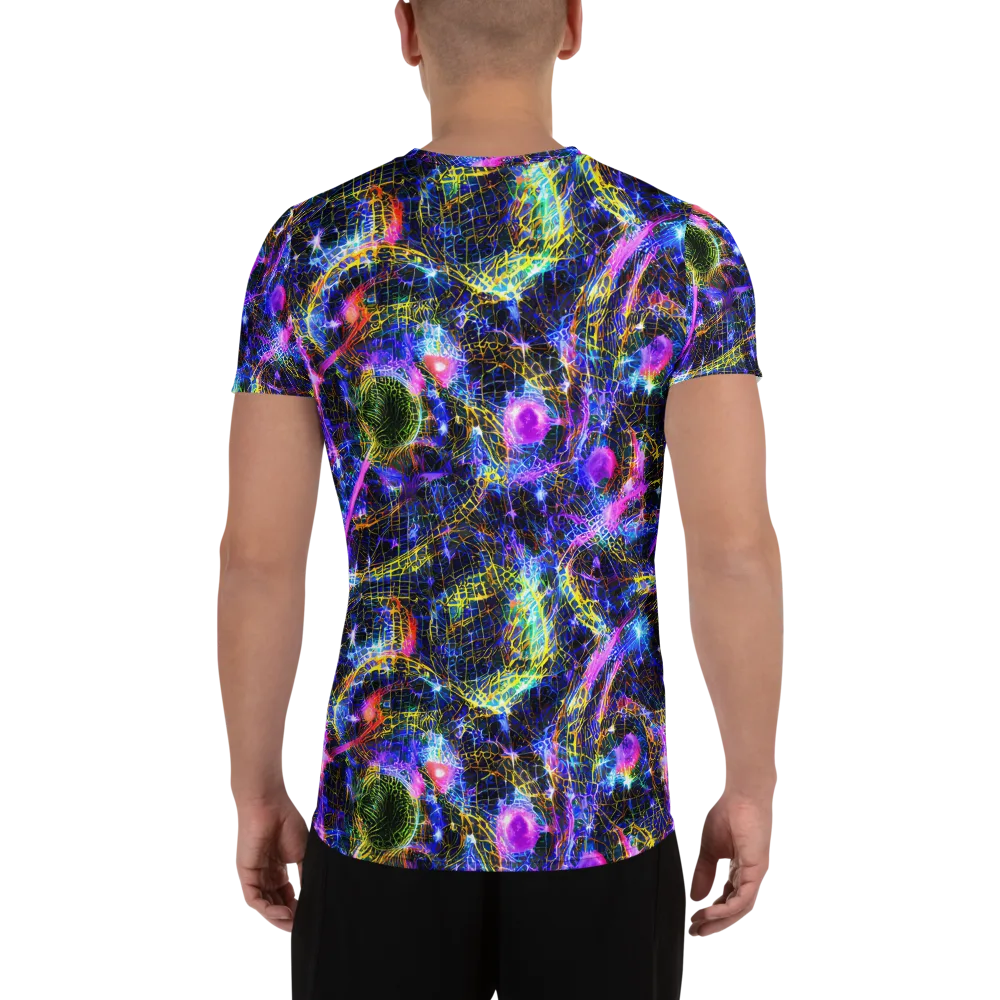 Prismatic Wilds on Men's Athletic T-Shirt — Back