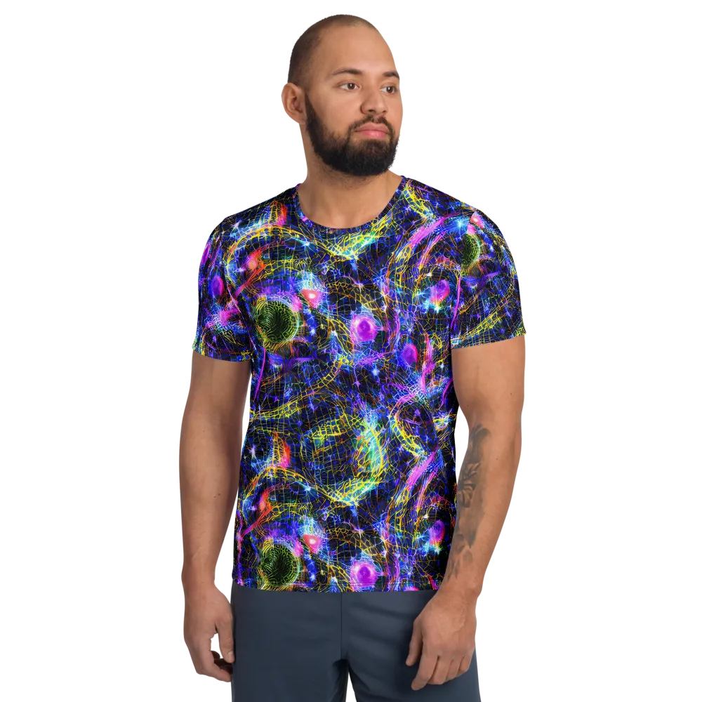Prismatic Wilds on Men's Athletic T-Shirt — Front
