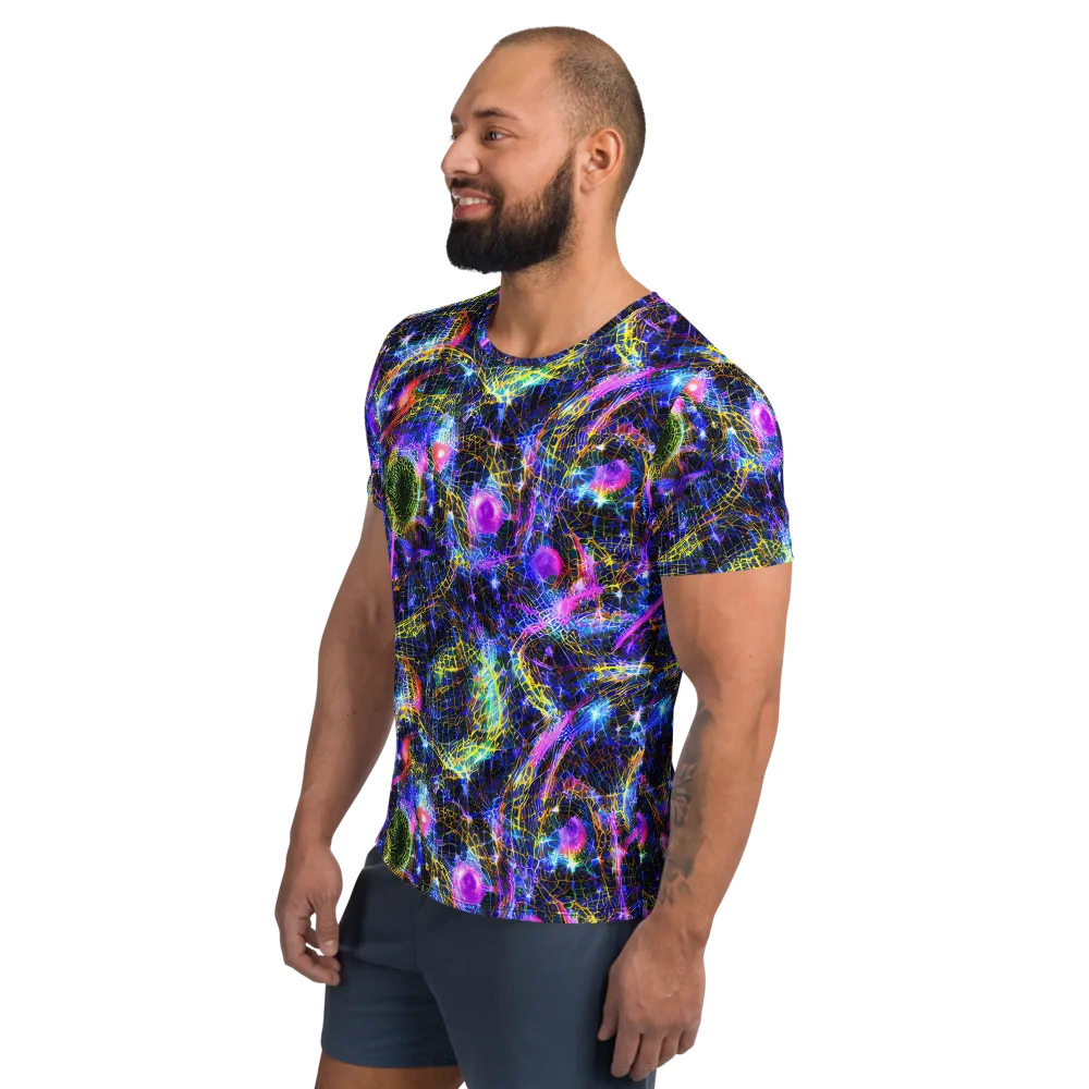 Prismatic Wilds on Men's Athletic T-Shirt — Left