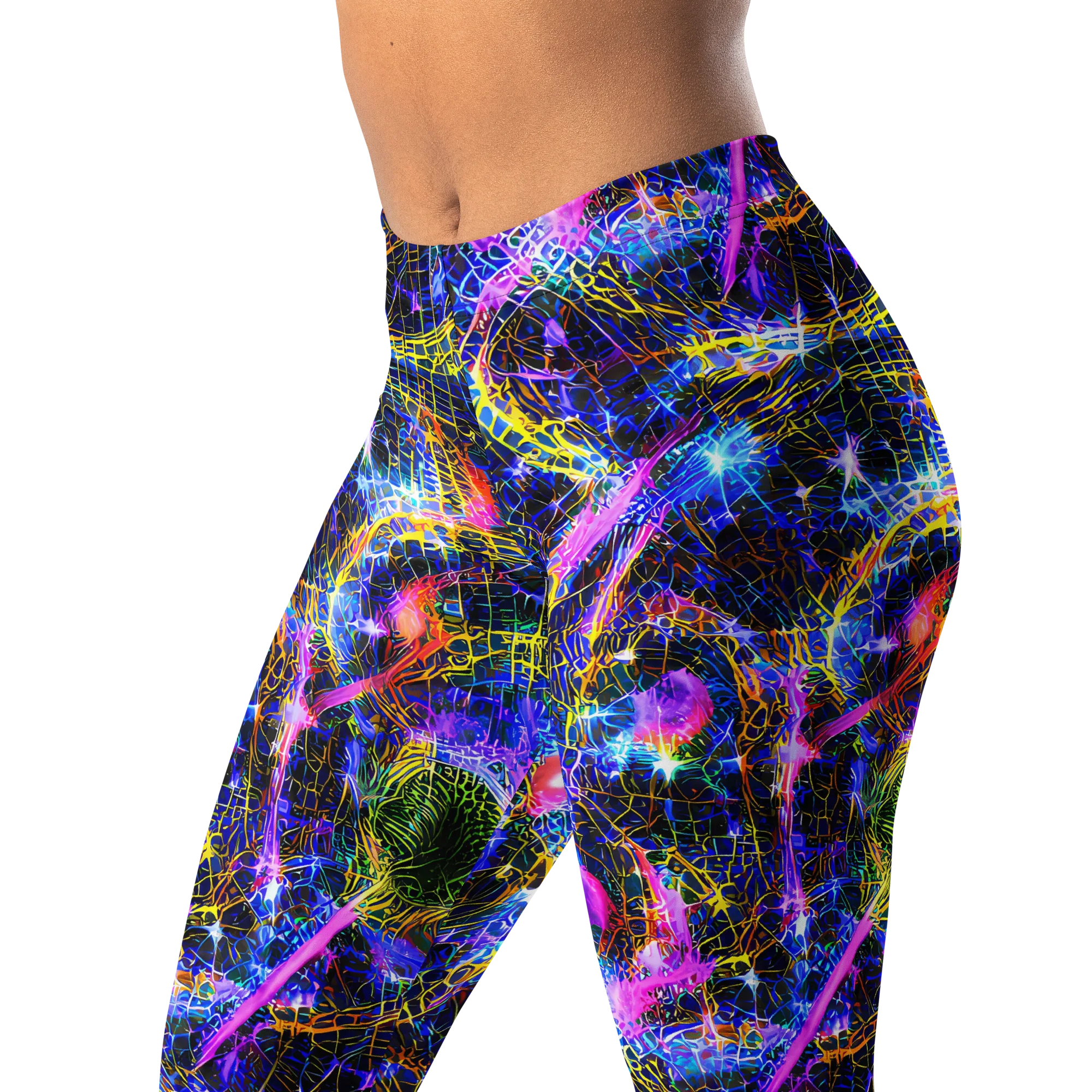 Prismatic Wilds on Leggings — Left Front