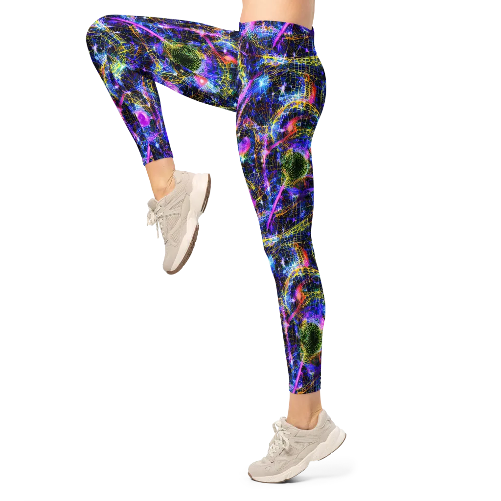 Prismatic Wilds on Leggings — Left