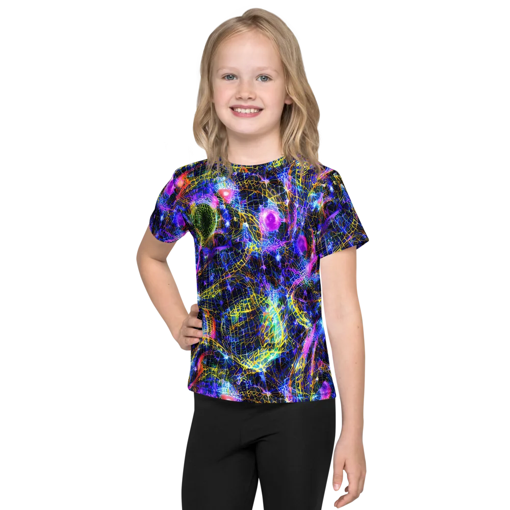 Prismatic Wilds on Kids Crew Neck T-Shirt — Front