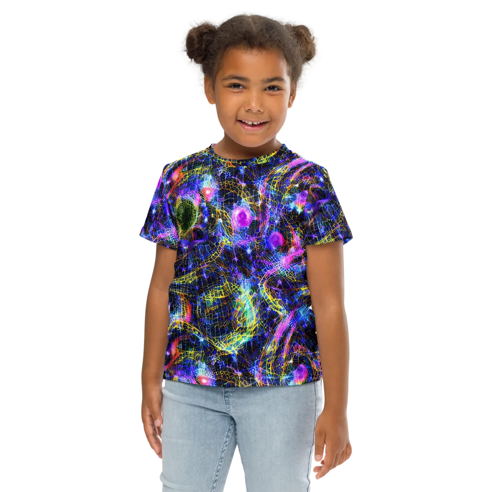 Prismatic Wilds on Kids Crew Neck T-Shirt — Front