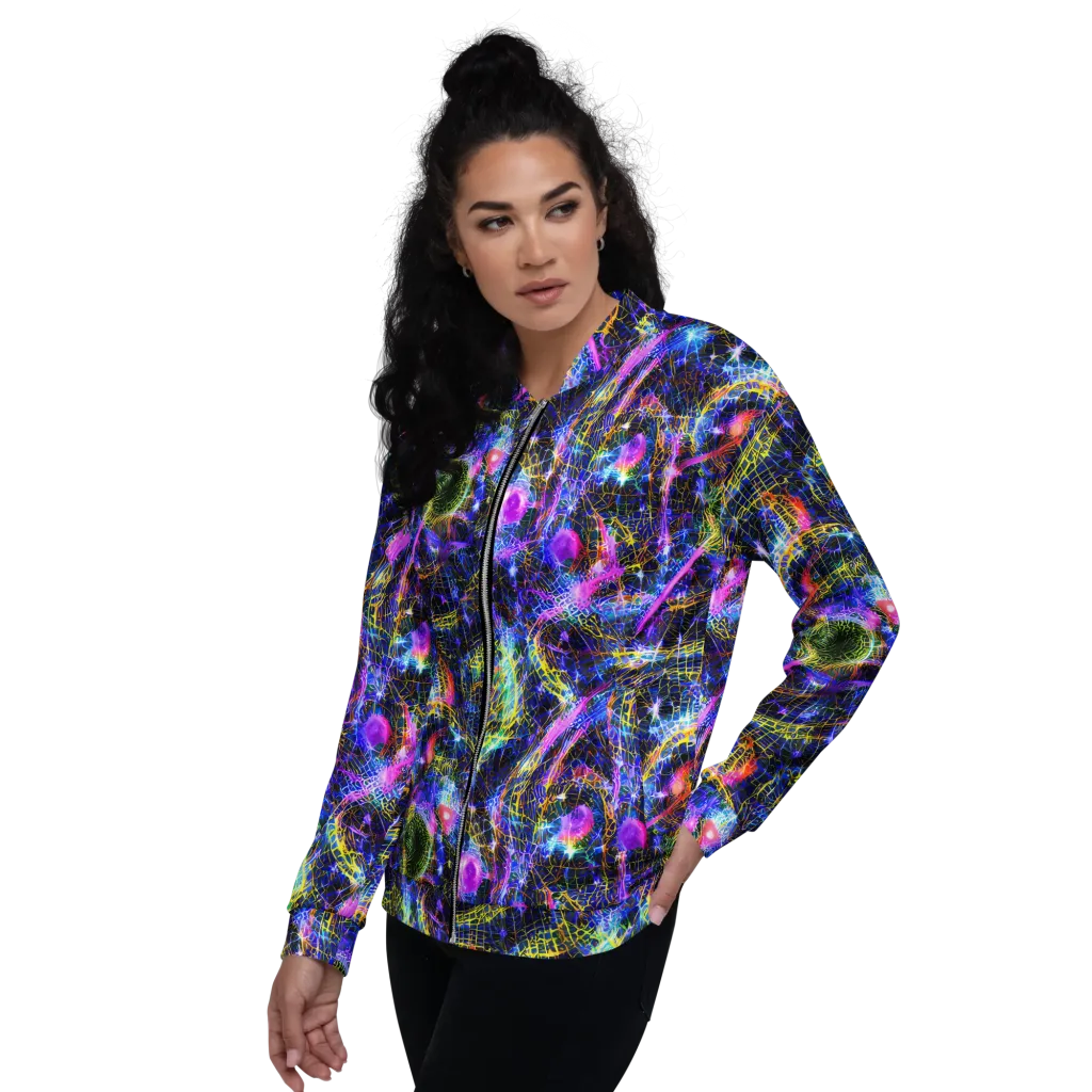Prismatic Wilds on Bomber Jacket — Left
