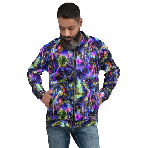 Prismatic Wilds on a Bomber Jacket