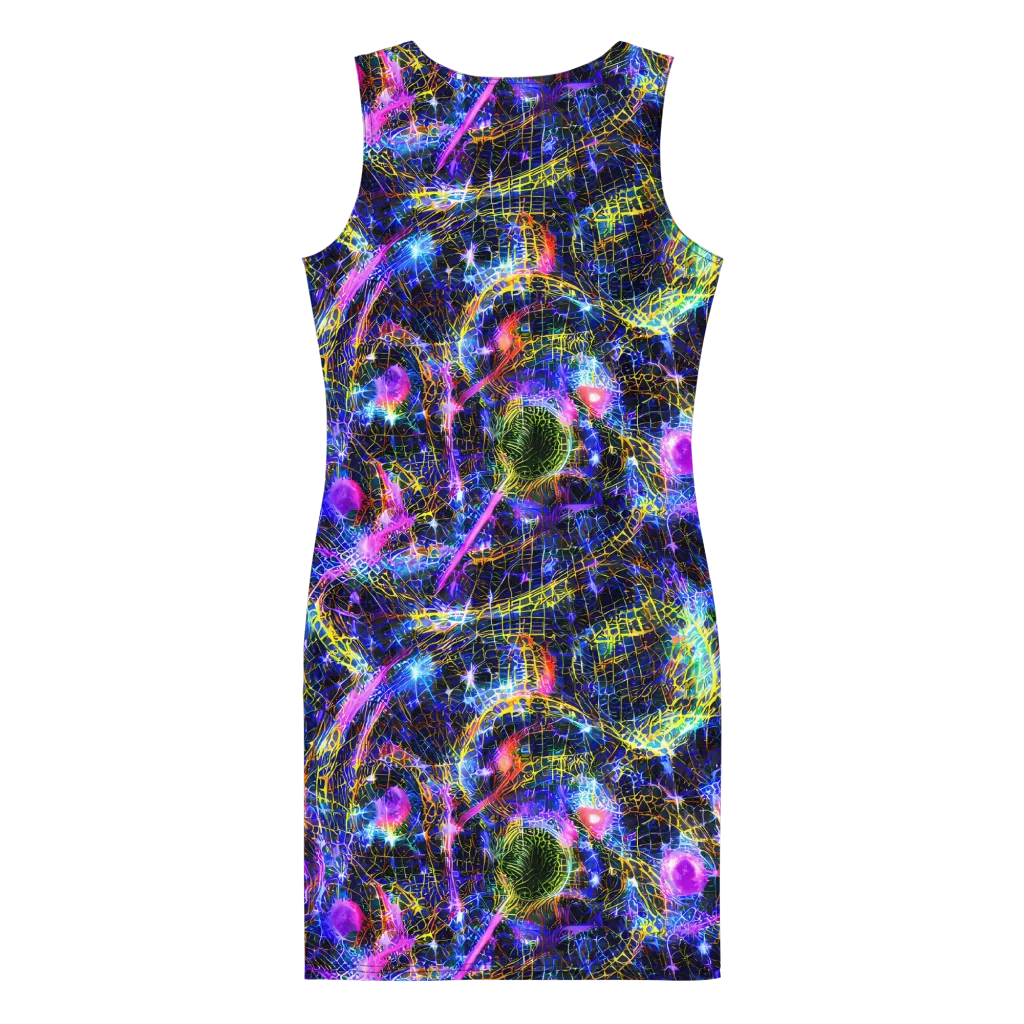 Prismatic Wilds on Bodycon Dress — Back