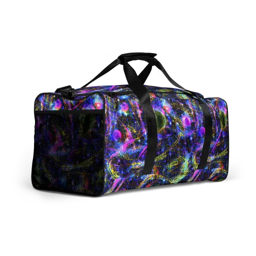Prismatic Wilds on a Duffle Bag