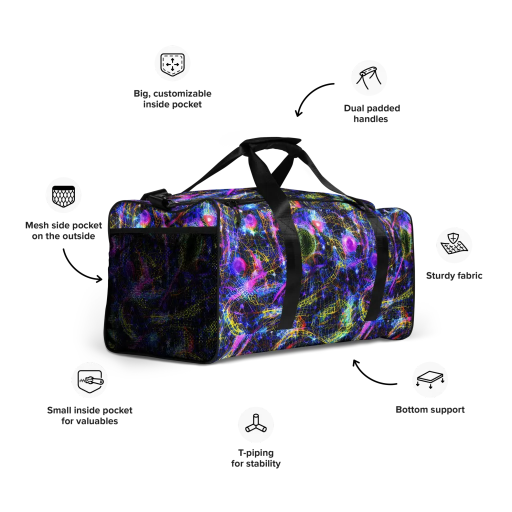 Prismatic Wilds on Duffle Bag — Right Front