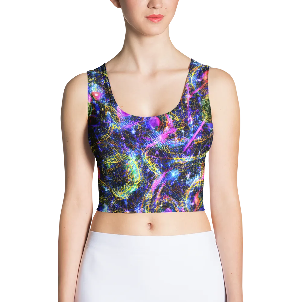 Prismatic Wilds on Crop Top — Front