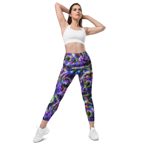 Prismatic Wilds on a Leggings with Pockets