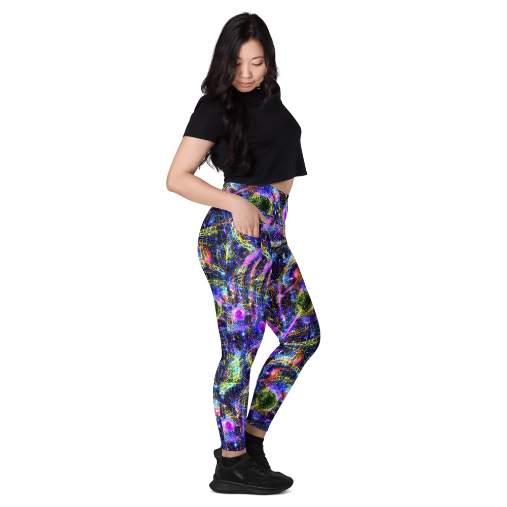 Prismatic Wilds on Leggings with Pockets — Right