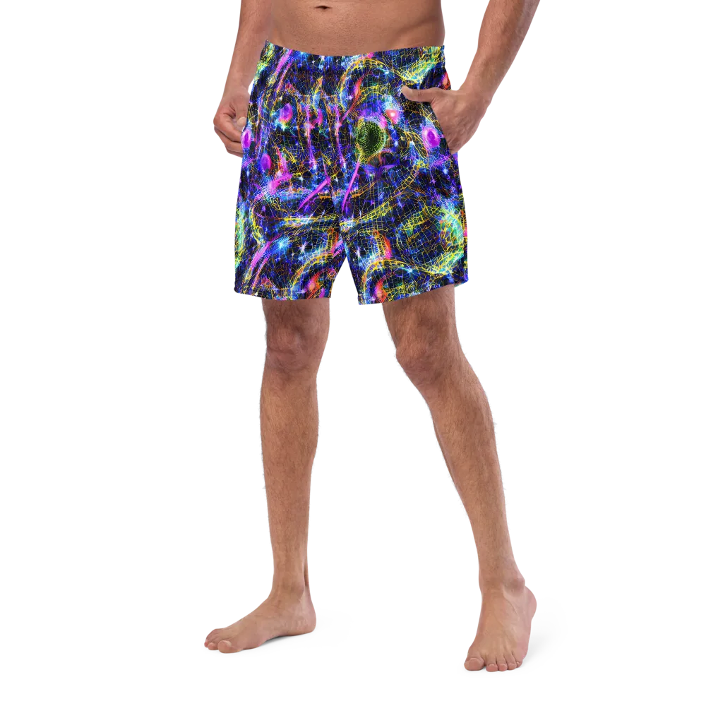 Prismatic Wilds on Swim Trunks — Left Front