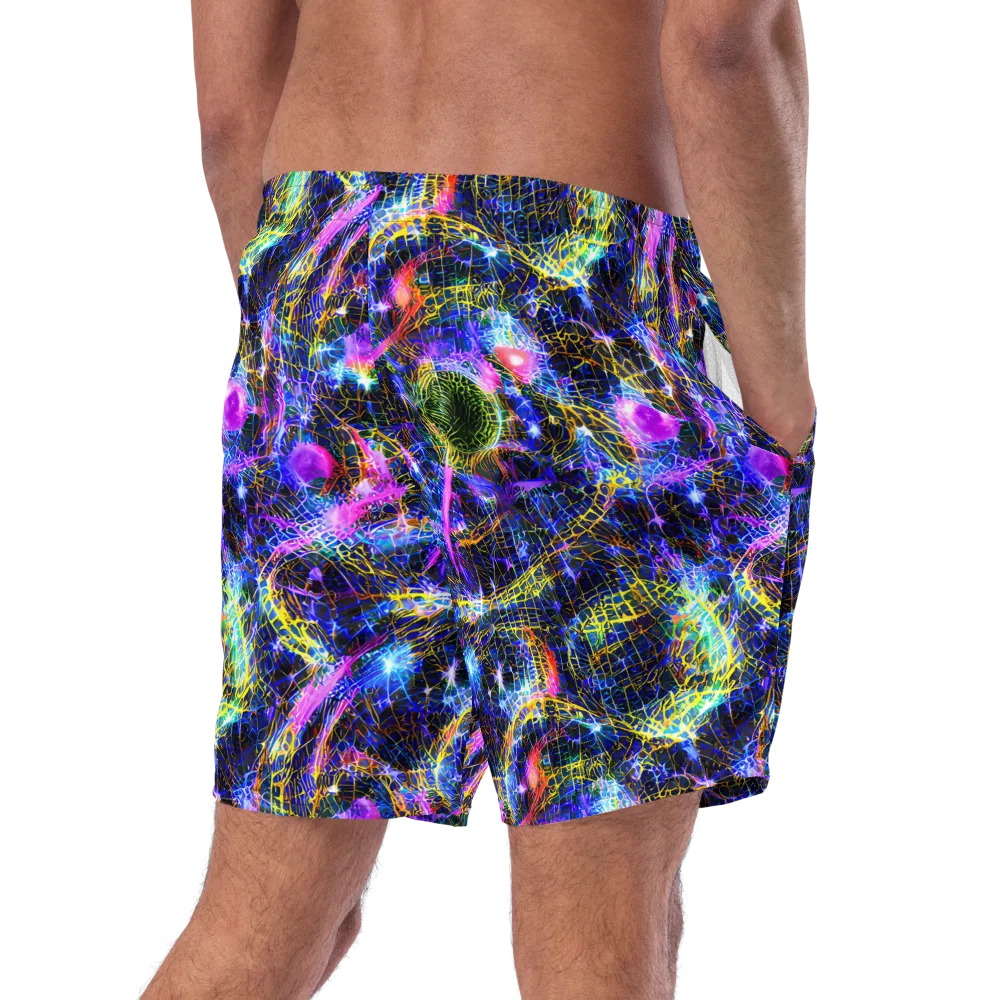 Prismatic Wilds on Swim Trunks — Right Back