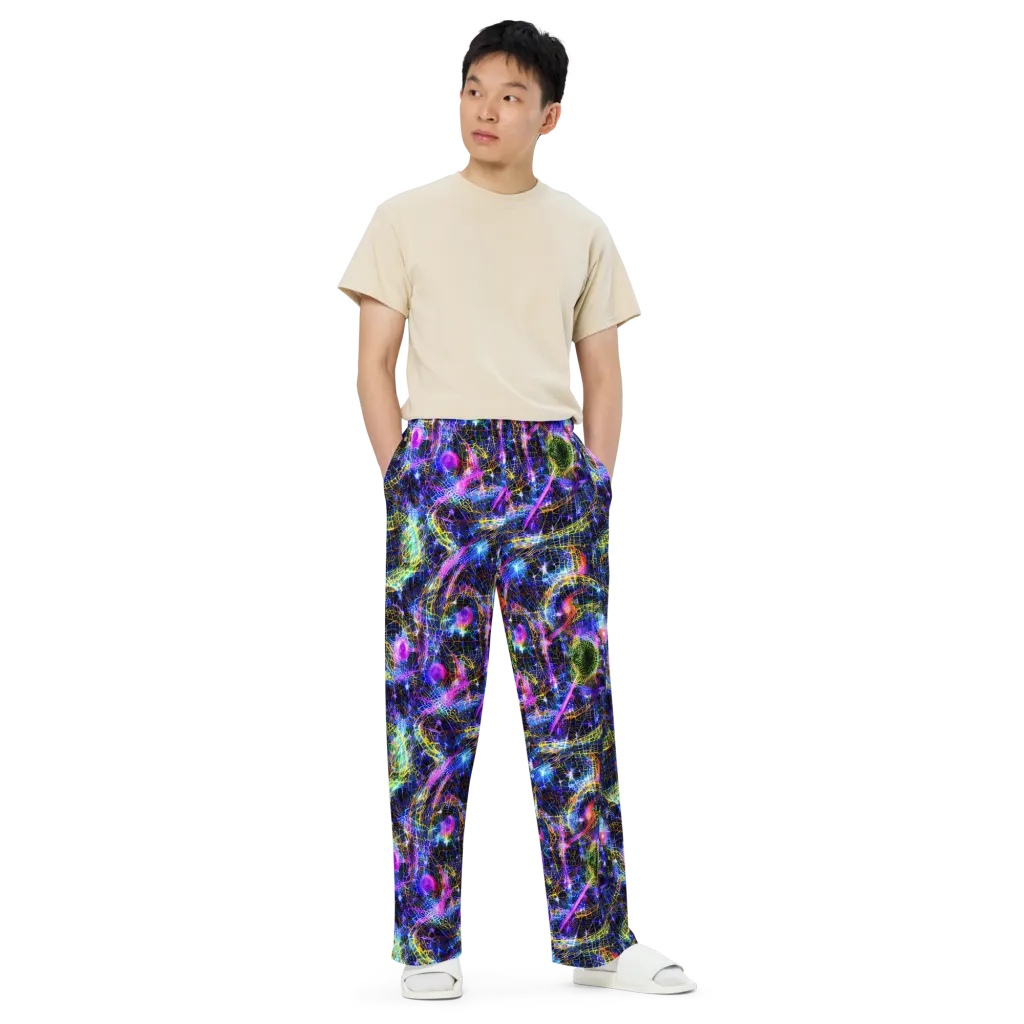 Prismatic Wilds on Wide-Leg Pants — Front