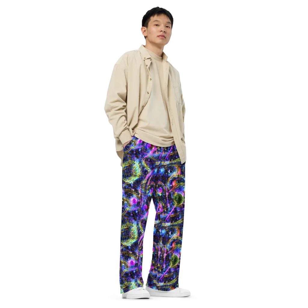 Prismatic Wilds on Wide-Leg Pants — Right Front