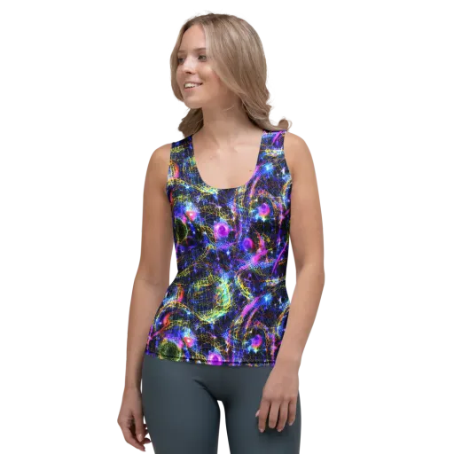 Prismatic Wilds on a Women's Tank Top