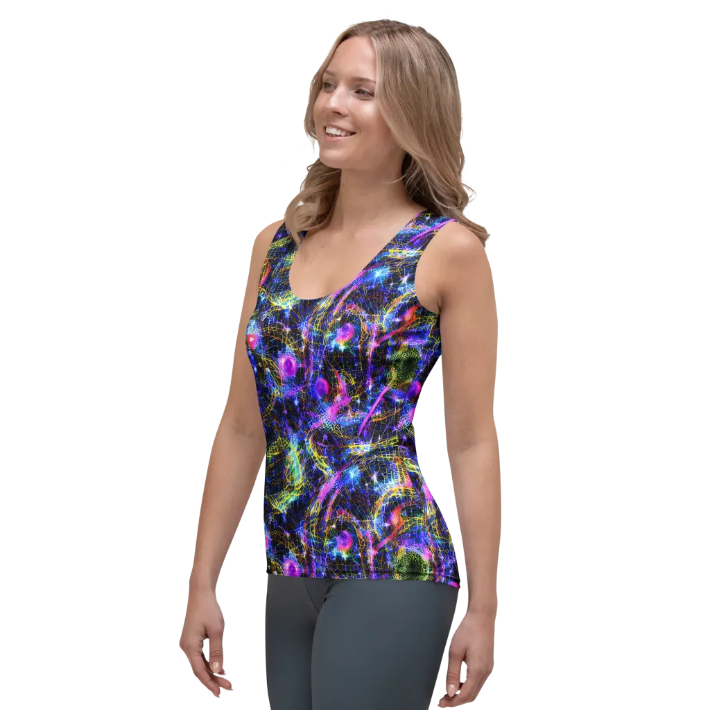 Prismatic Wilds on Women's Tank Top — Left Front