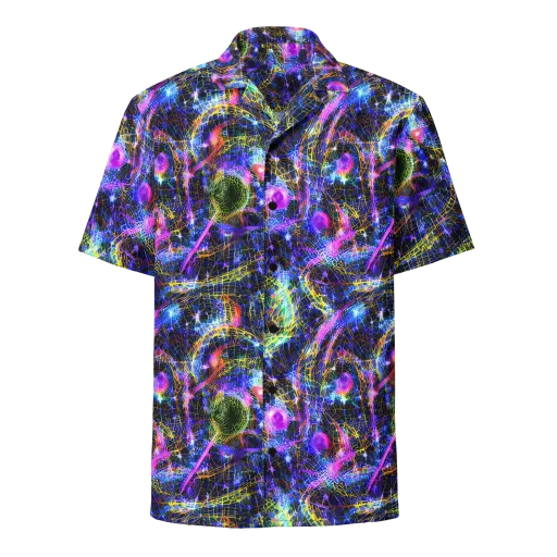 Prismatic Wilds on a Button Shirt