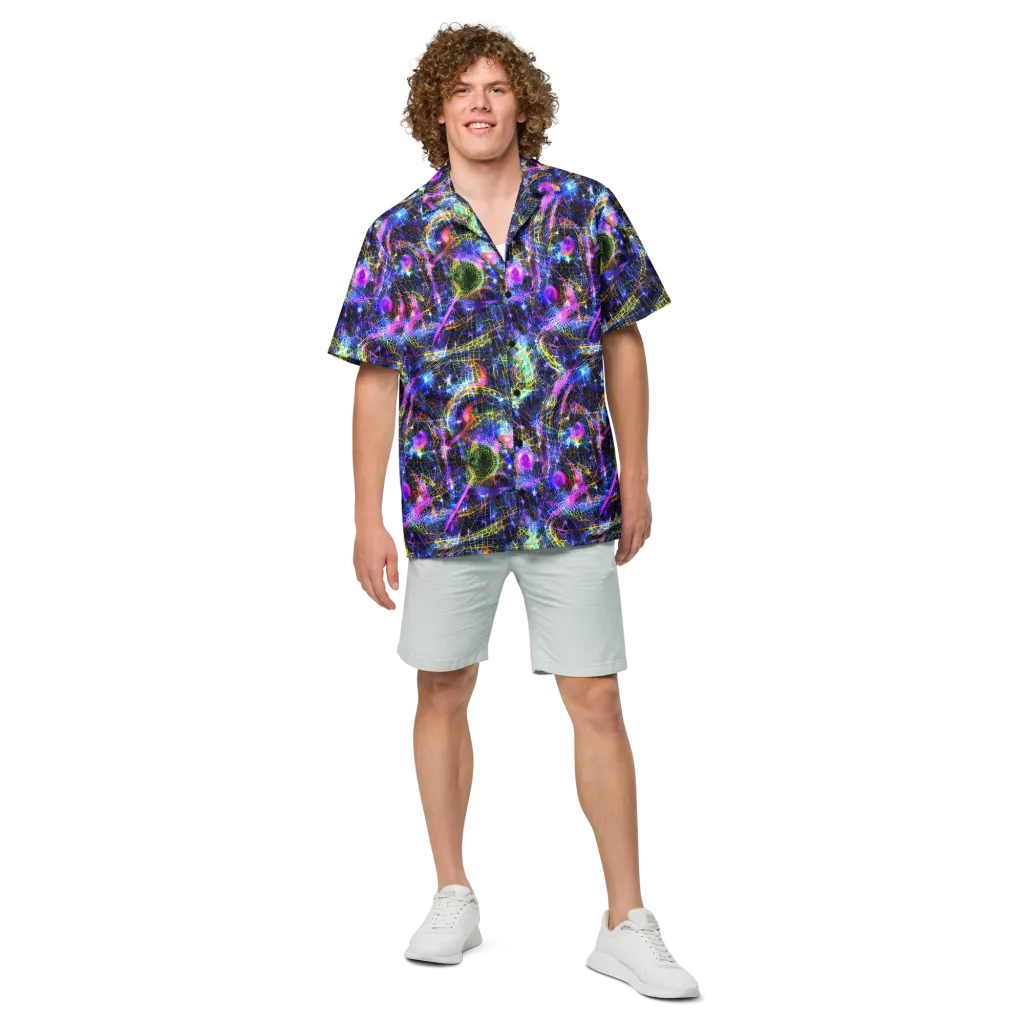 Prismatic Wilds on Button Shirt — Front