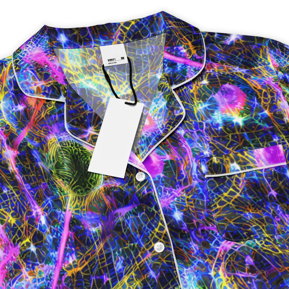 Prismatic Wilds on Women's Short Sleeve Pajama Top — Product details