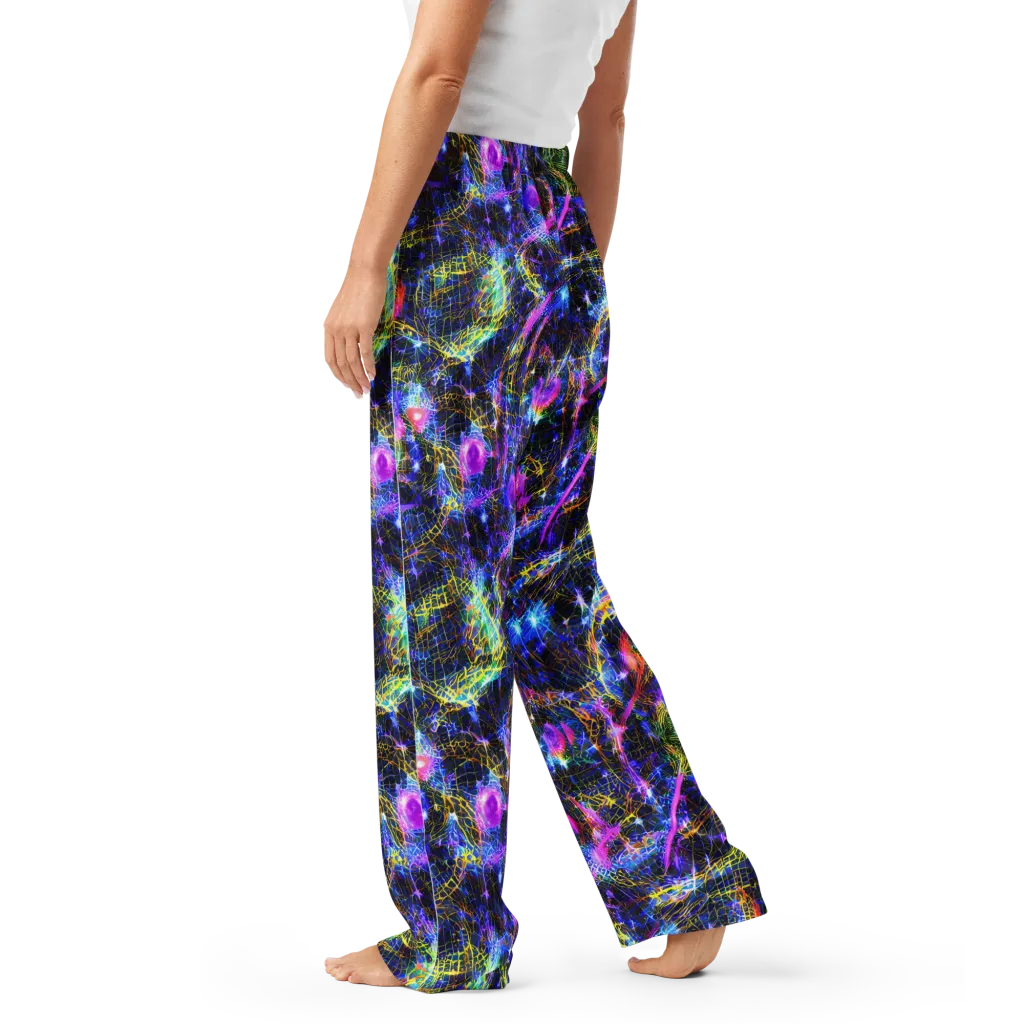 Prismatic Wilds on Women's Pajama Pants — Left