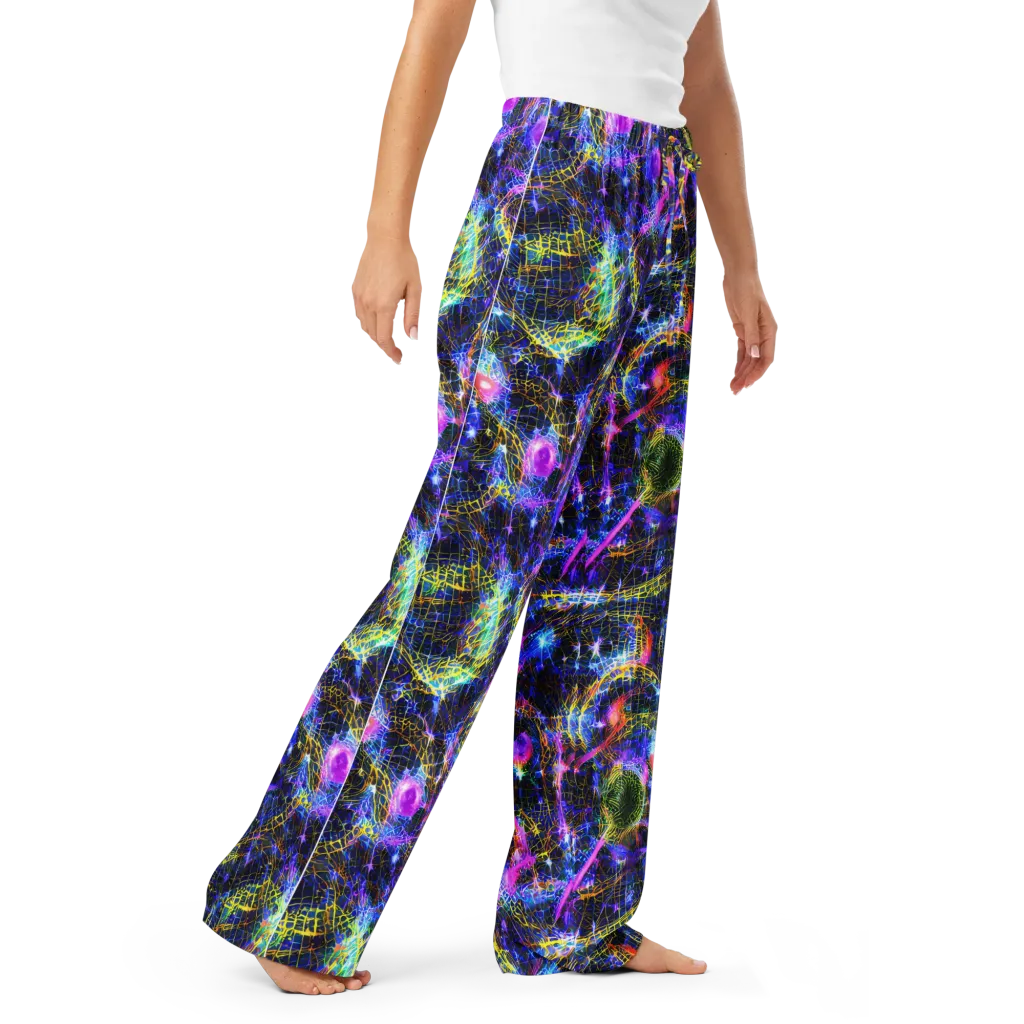Prismatic Wilds on Women's Pajama Pants — Right Front
