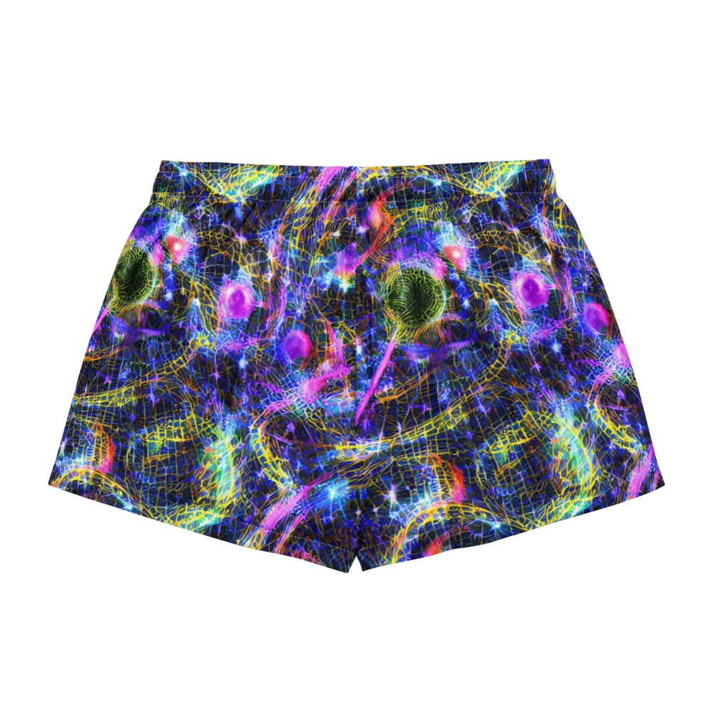 Prismatic Wilds on Women's Pajama Shorts — Back