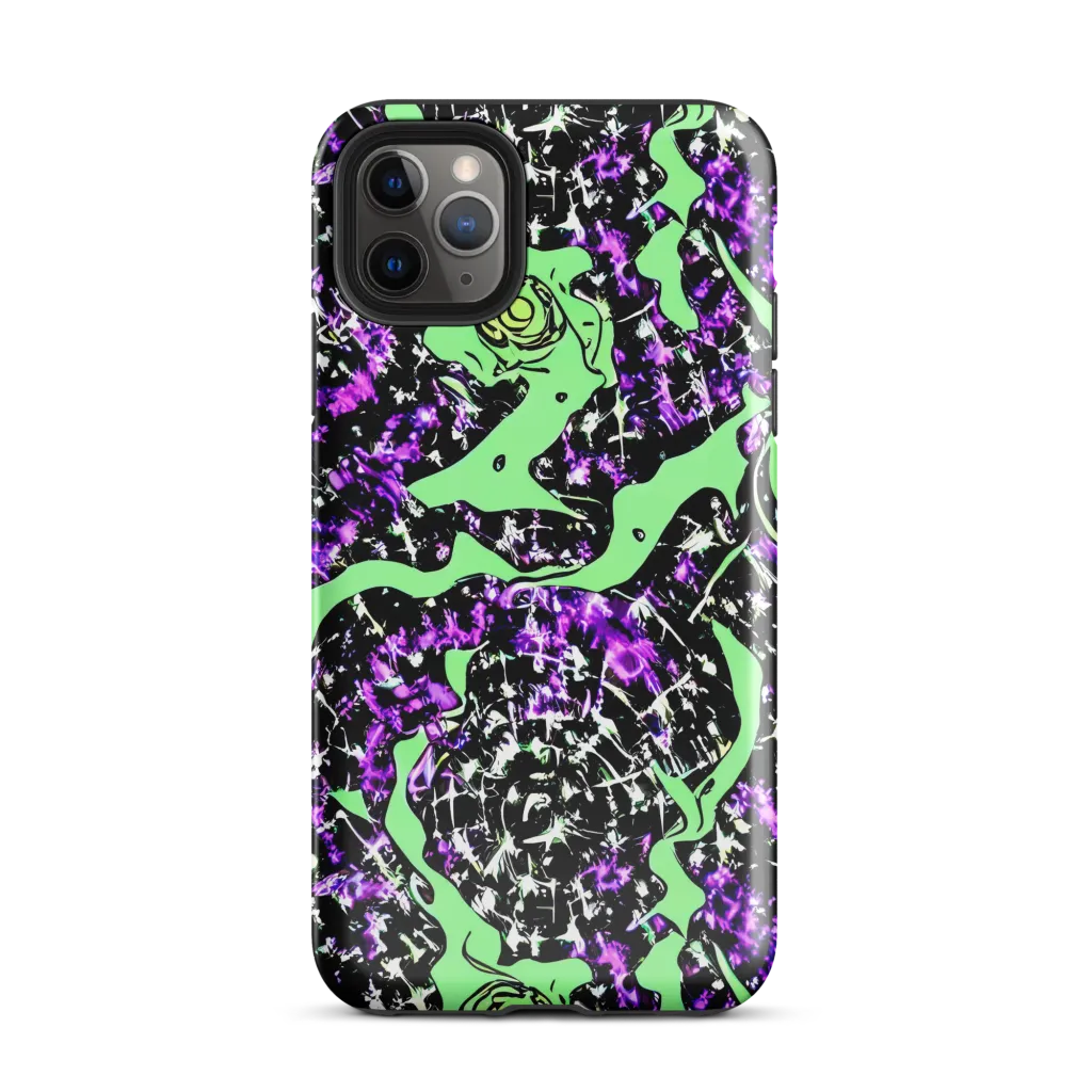 Neon Ink Garden on Tough Case for iPhone® — Front