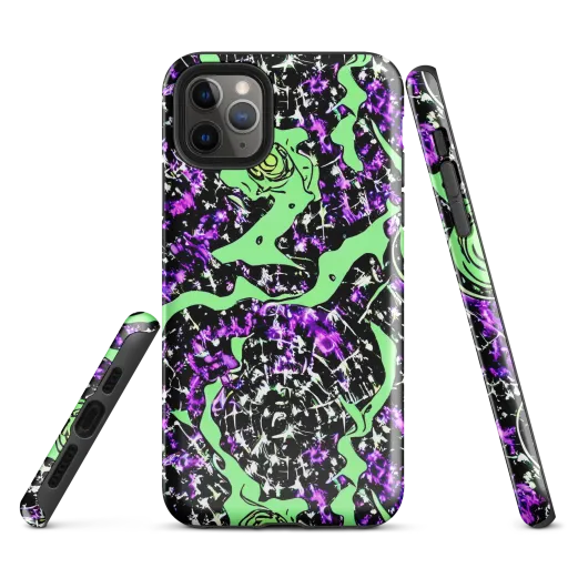 Neon Ink Garden on a Tough Case for iPhone®