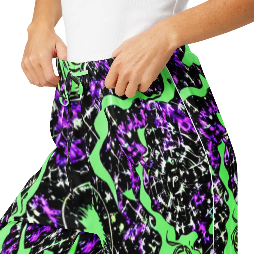 Neon Ink Garden on Women's Pajama Pants — Product details